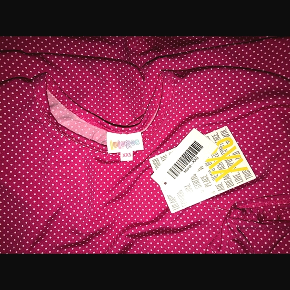NWT Lularoe 3-WAY Maria Polkadot Dress "XXS"/(0) - Picture 2 of 8